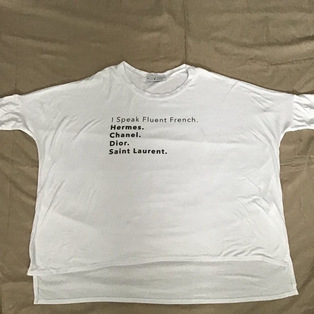 Los Angeles Trading Company MIMI TEE - Fluent French